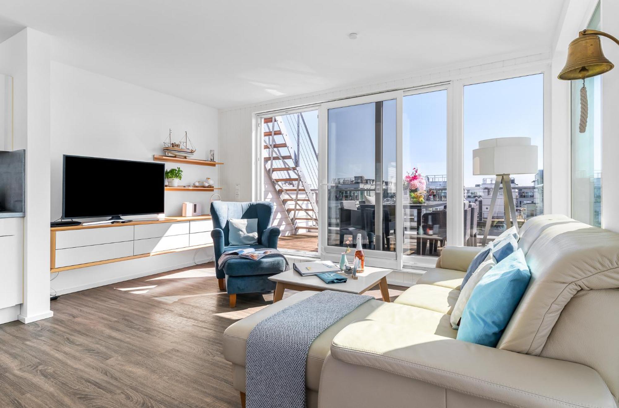 Triton: Meerblick, Sauna, Dachterrasse أوبلينتيز المظهر الخارجي الصورة